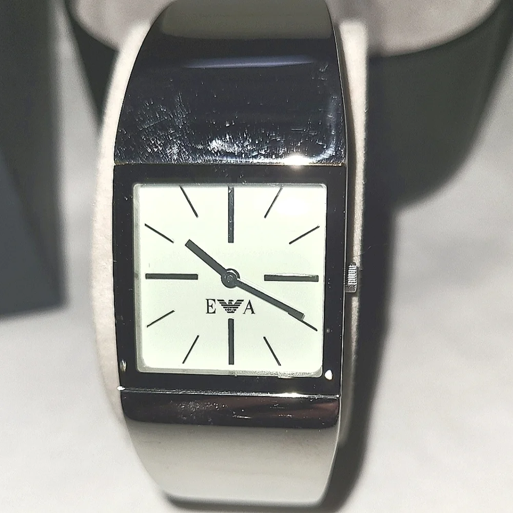Unique Emporio Armani Stainless Steel Hard Band in Box